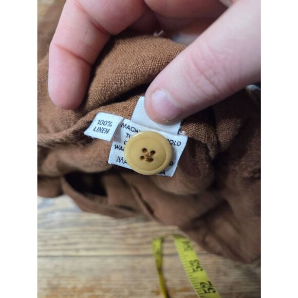 Esby - Baronne Linen Duster in Clove sz XS - Picture 5 of 6